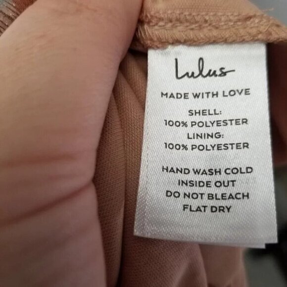 Lulu's Cause to Celebrate Mauve and Silver Ruffled Tiered Midi Dress S - Picture 7 of 11